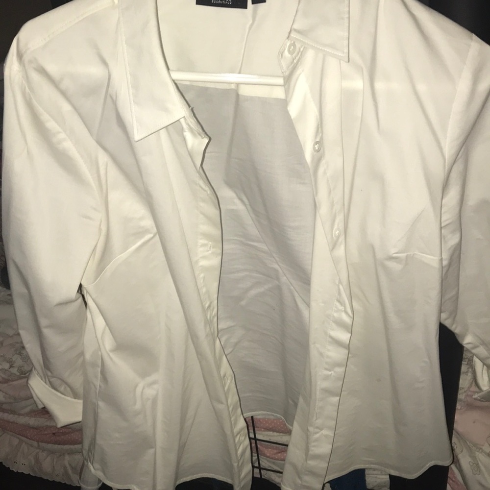 White button up
